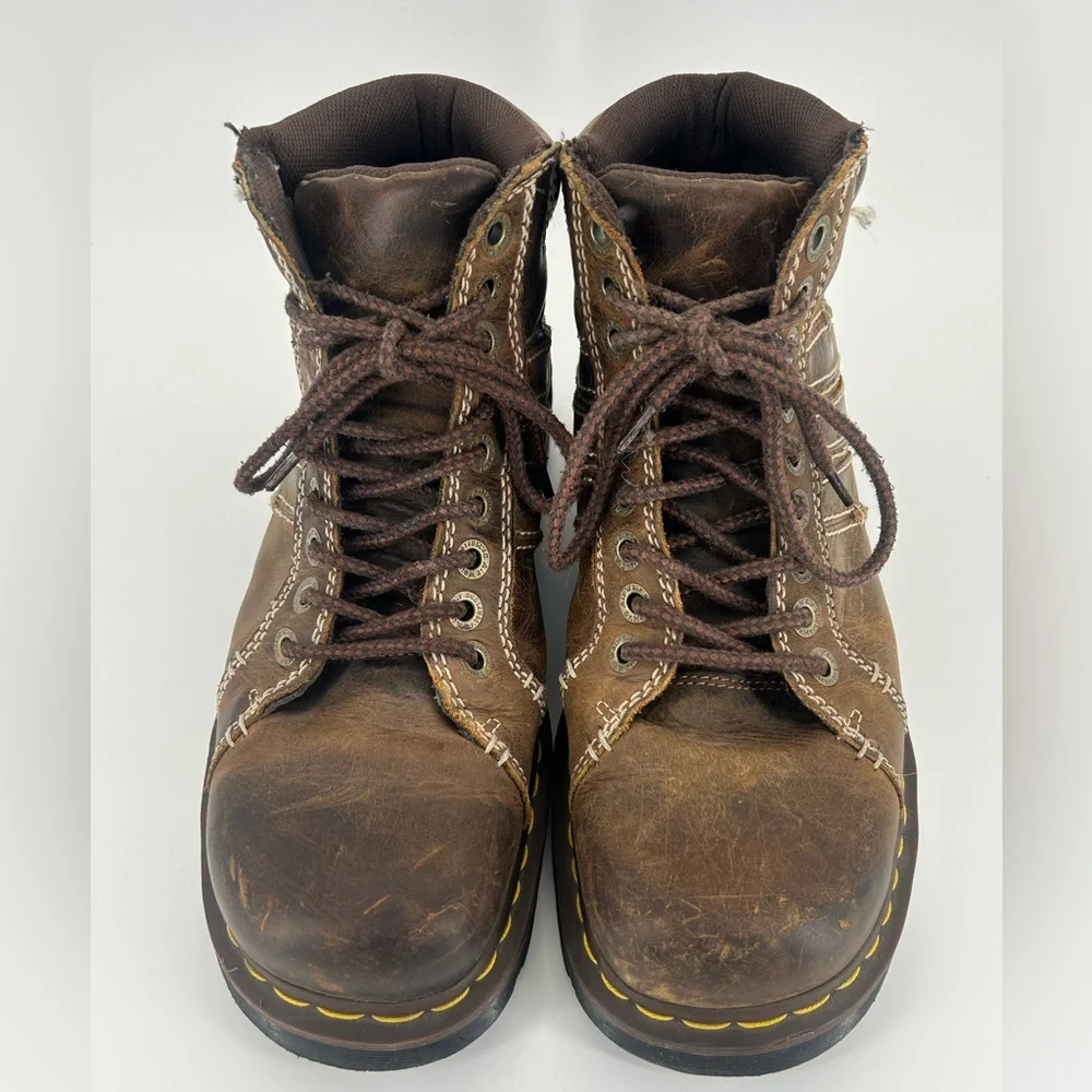 Dr. Martens Quincy Leather Ankle Boots in‎ Greenland Distressed Leather Size 11